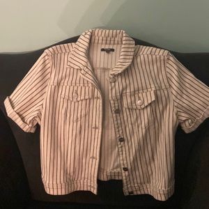 NYDJ short sleeve jean jacket